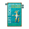 Hidden Valley Lift Ticket Estes Park Colorado Ski Wall Sign Wood or Metal