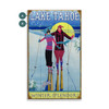 Winter Splendor Lake Tahoe California Skiing Wall Sign Wood or Metal