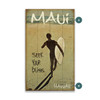 Maui Hawaii Seek Your Bliss Surfer Wall Sign Wood or Metal