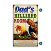 Dad's Billiard Room Free Lessons in Humility Given Daily Wall Sign Wood or Metal
