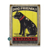 Personalized Dog Friendly Home A Good Dog Deserves a Bone Wall Sign Wood or Metal