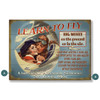 Personalized Learn to Fly Aviation School Pilot and Girlfriend Wall Sign Wood or Metal