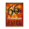 Route 66 Premium Fuel Wall Sign Wood or Metal