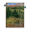 Personalized Evergreen Colorado Mountains Are Calling Summer Elk Wall Sign Wood or Metal