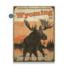 Personalized Wyoming Every Day a New Adventure Moose Wall Sign Wood or Metal