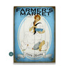 Personalized Farmer's Market Every Monday Maiden and Hens Wall Sign Wood or Metal