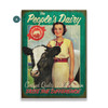 Personalized The People's Dairy Taste the Difference Wall Sign Wood or Metal