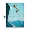 Personalized Sugarloaf Skiing Off the Cliff Wall Sign Wood or Metal