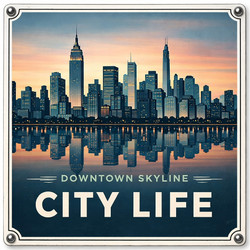Cities Wall Signs