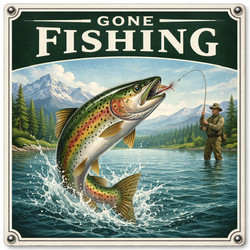 Fishing Wall Signs