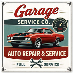 Car & Garage Wall Signs
