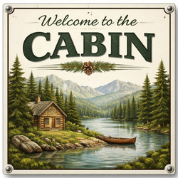 Cabin & Lodge Wall Signs