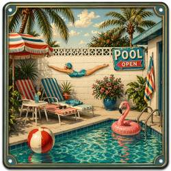 Pool Wall Signs