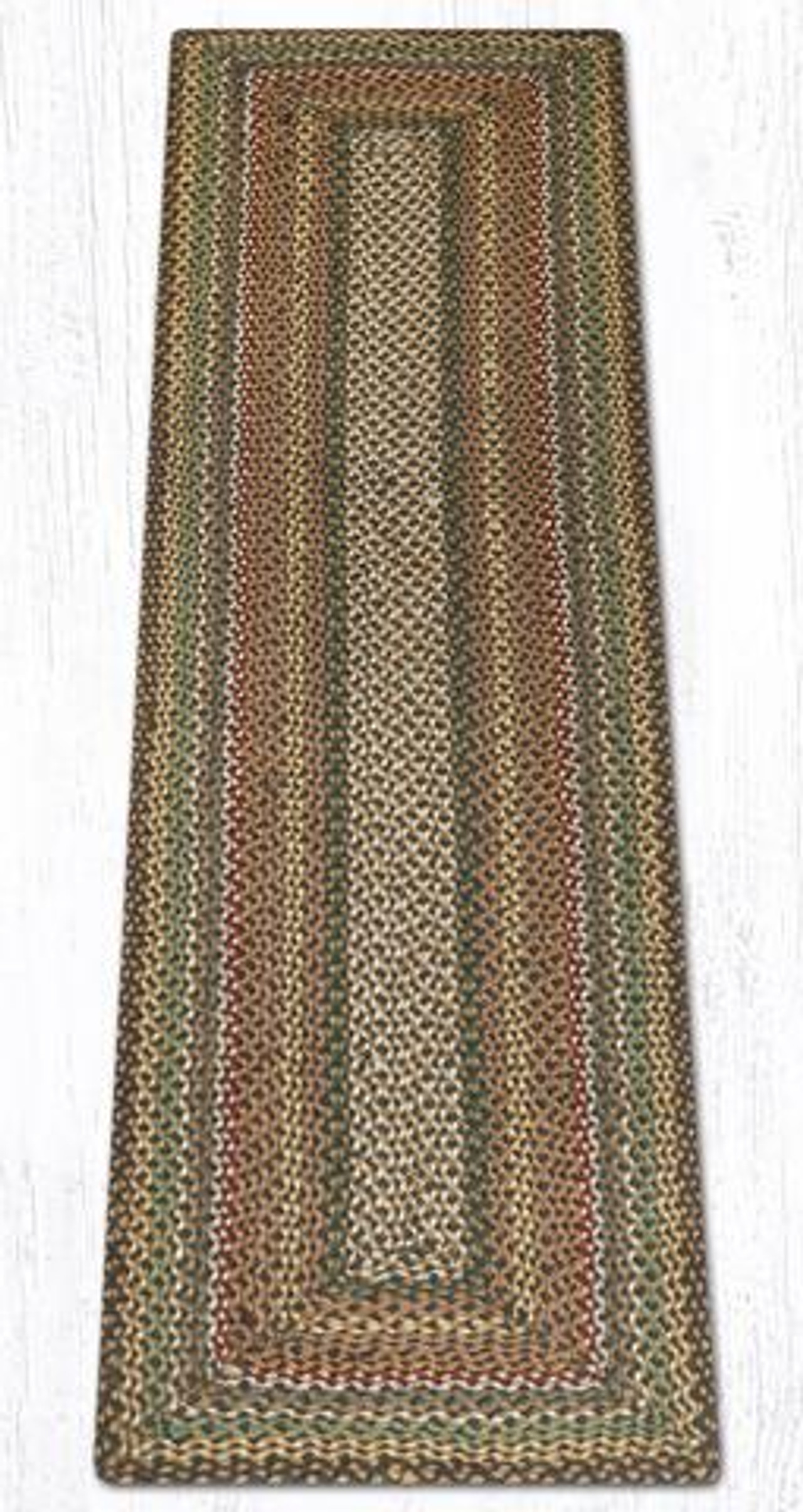 2' x 6' Fir Ivory Braided Jute Rectangle Runner Rug Floor Rug Area Rug