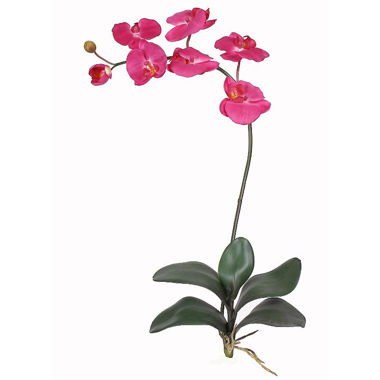 Nearly Natural Phalaenopsis Silk Orchid Flowers 6 Stems Beauty Artificial Flowers Silk 9477