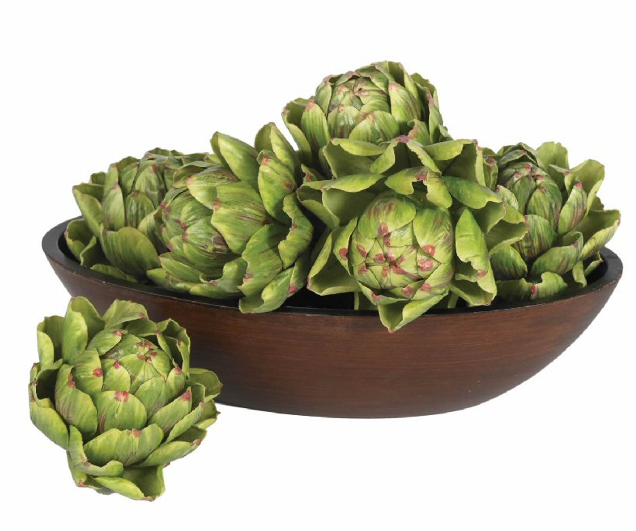 Nearly Natural 5" Artichoke, Set of 6 - Artificial Flowers - Silk Flowers