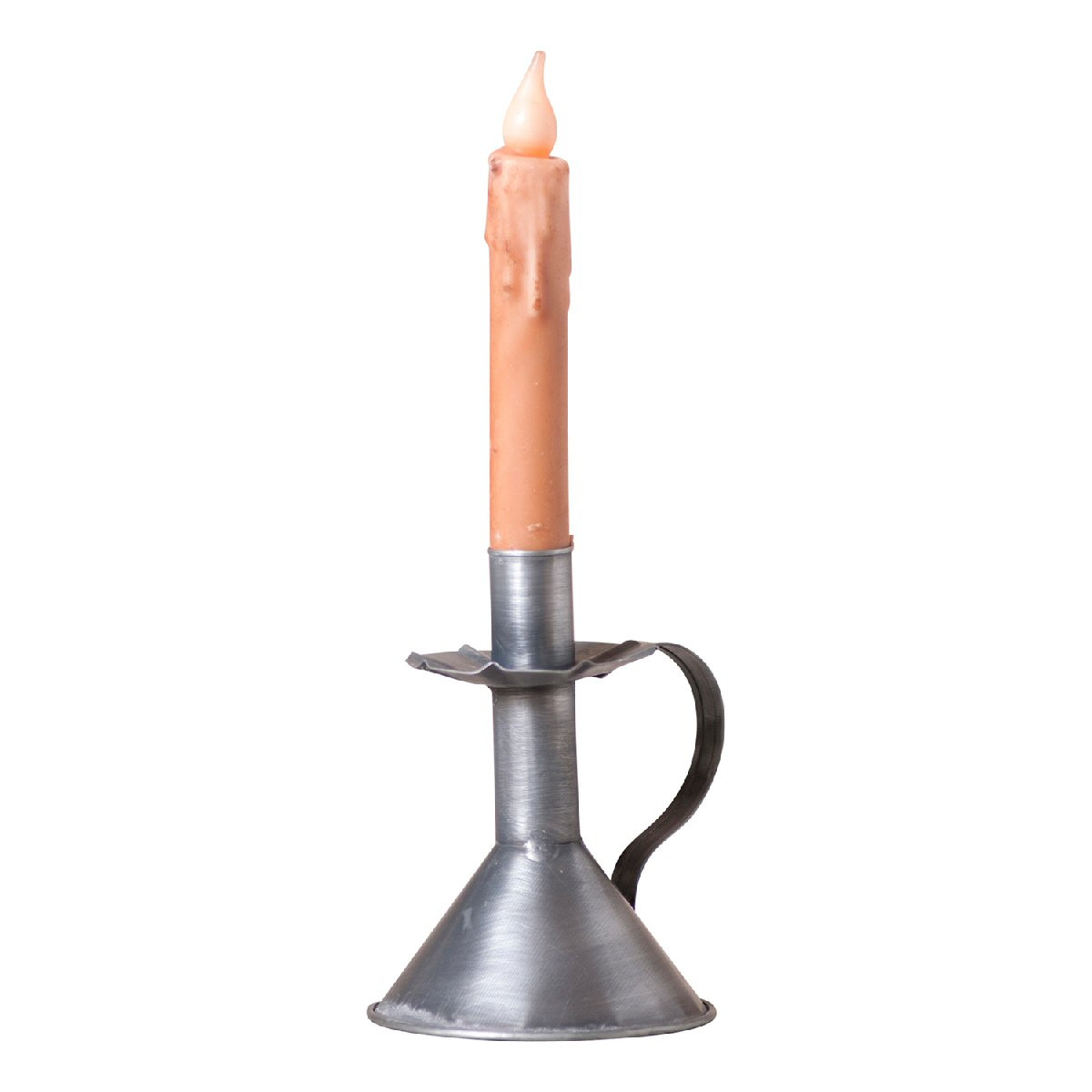 Antique Tin Metal Taper Candle Holders, Set of 6 Candle Accessories