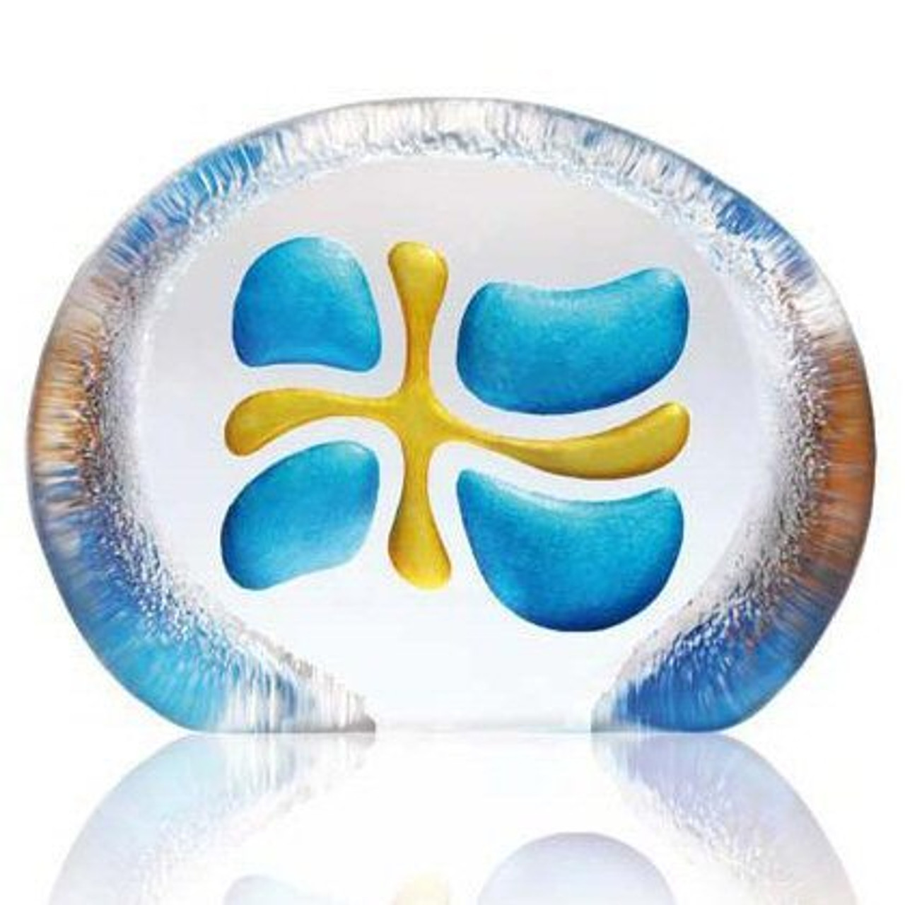 Mats Jonasson Crystal Flag Sculptures Mats Jonasson Crystal Flag Sculptures