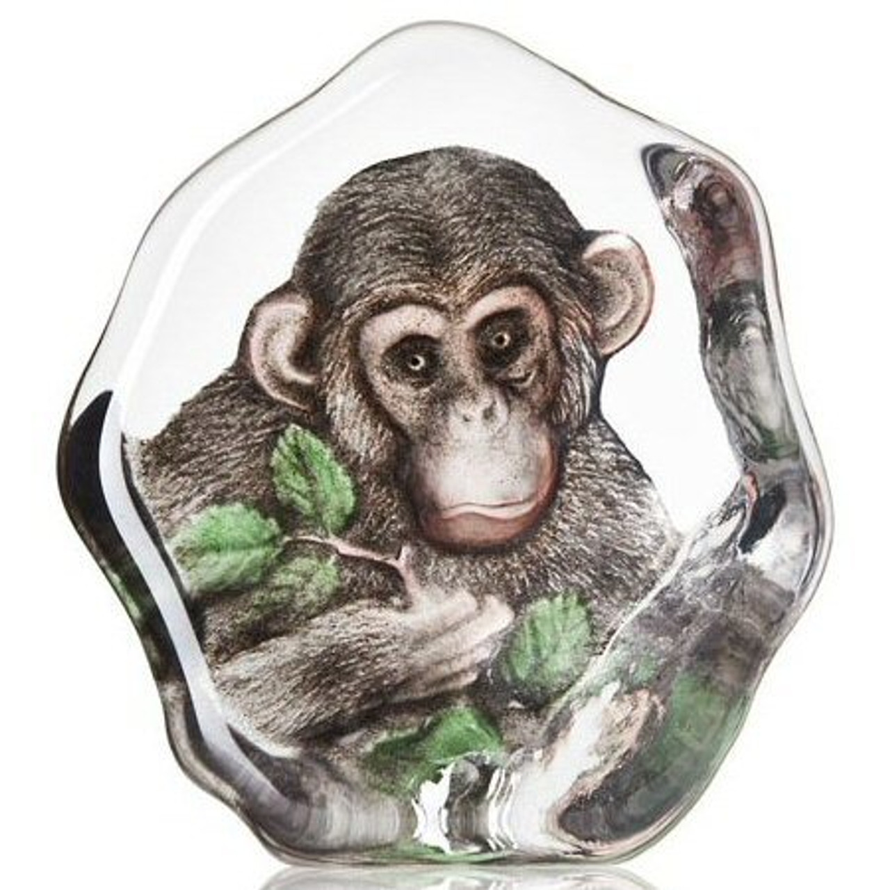 Mats Jonasson Crystal Primate Sculptures Mats Jonasson Crystal Primate Sculptures