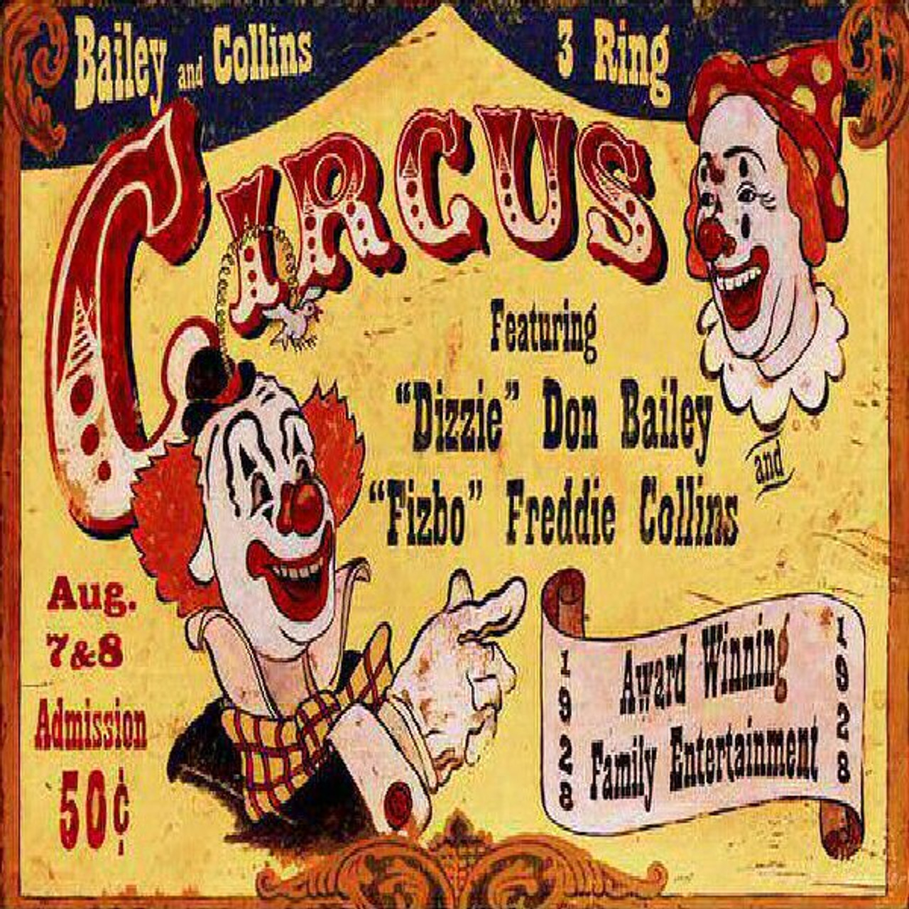 Circus Wood Signs Circus Wood Signs