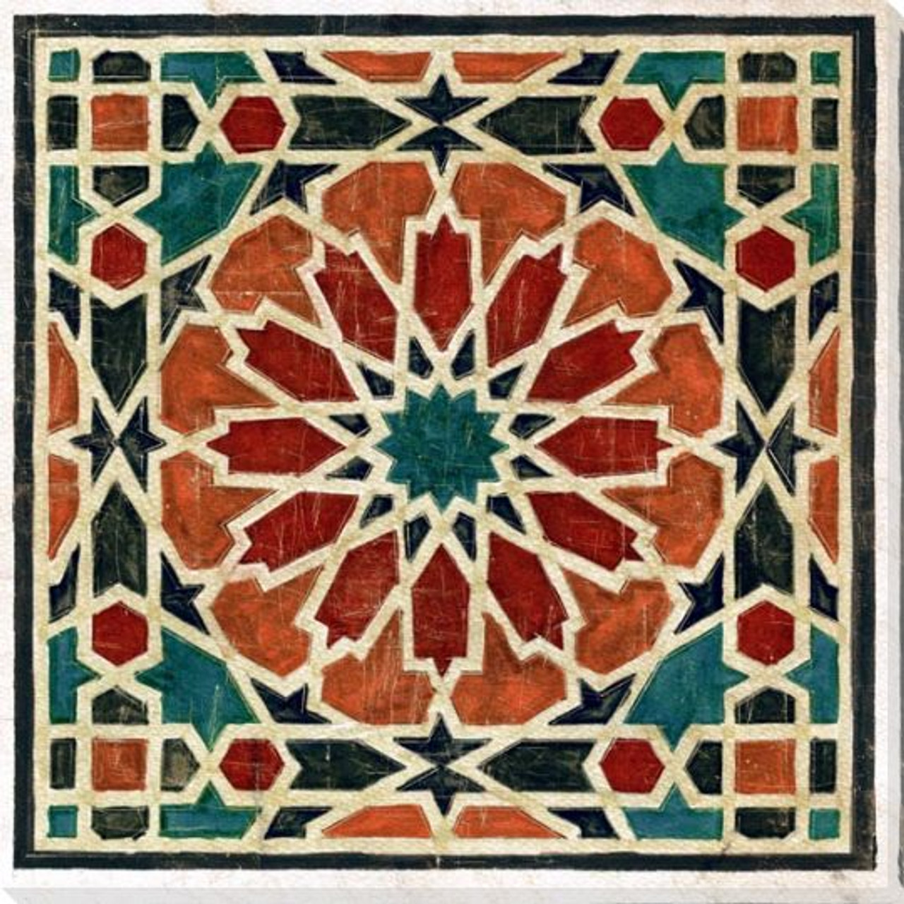 Geometric Tile 5 Wrapped Canvas Giclee Art Print Wall Art Wall Decor Artwork The selection of canvas art can be overwhelming, especially if you're open to a wide range of sizes. geometric tile 5 wrapped canvas giclee art print wall art