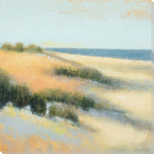Sand Dunes Wrapped Canvas Giclee Print Wall Art | Serene Landscape Wall Art