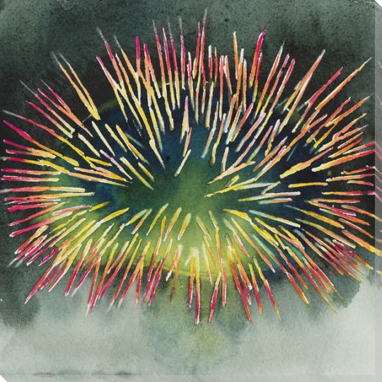 Sea Urchin Wrapped Canvas Giclee Print Wall Art Wall Decor Artwork
