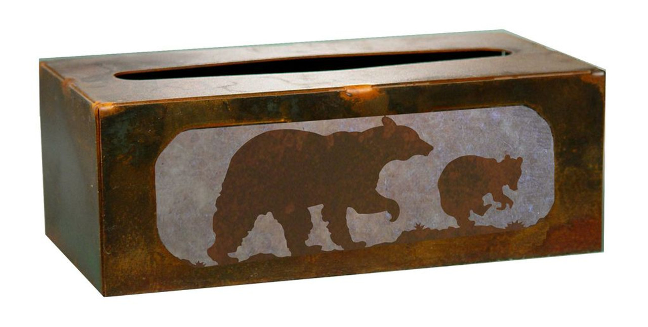 bear tissue box cover