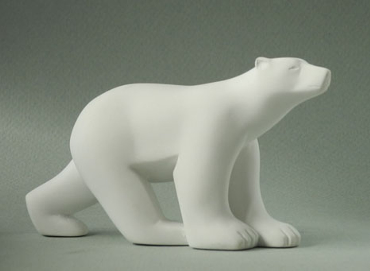 Miniature Polar Bear Statue by Francois Pompon - Museum Art Reproduction