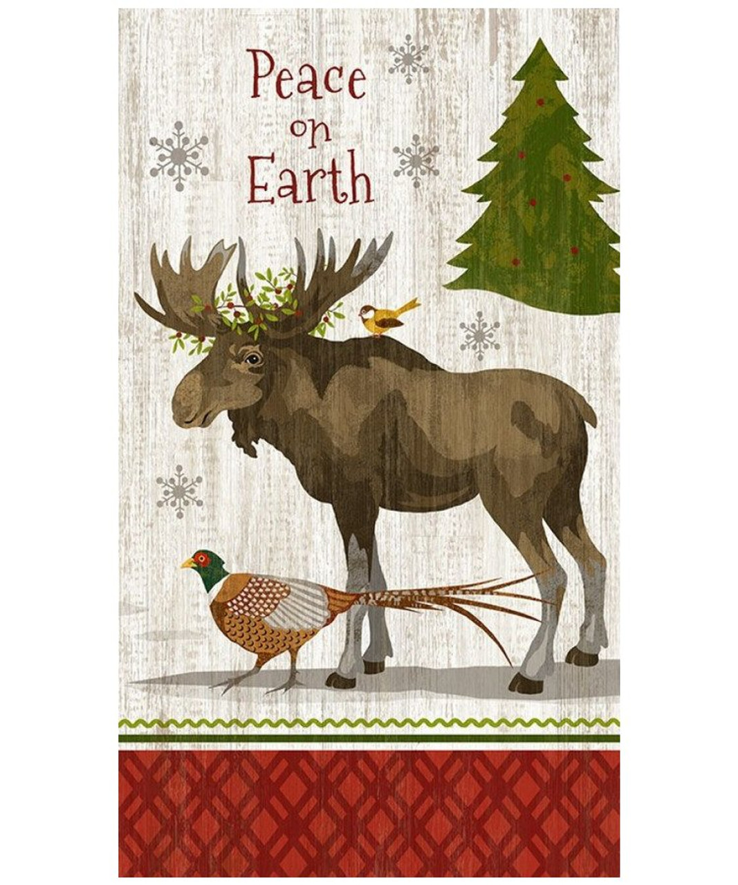 Merry Christmas, Moose, Bass Wood Sign – Montana Treasures
