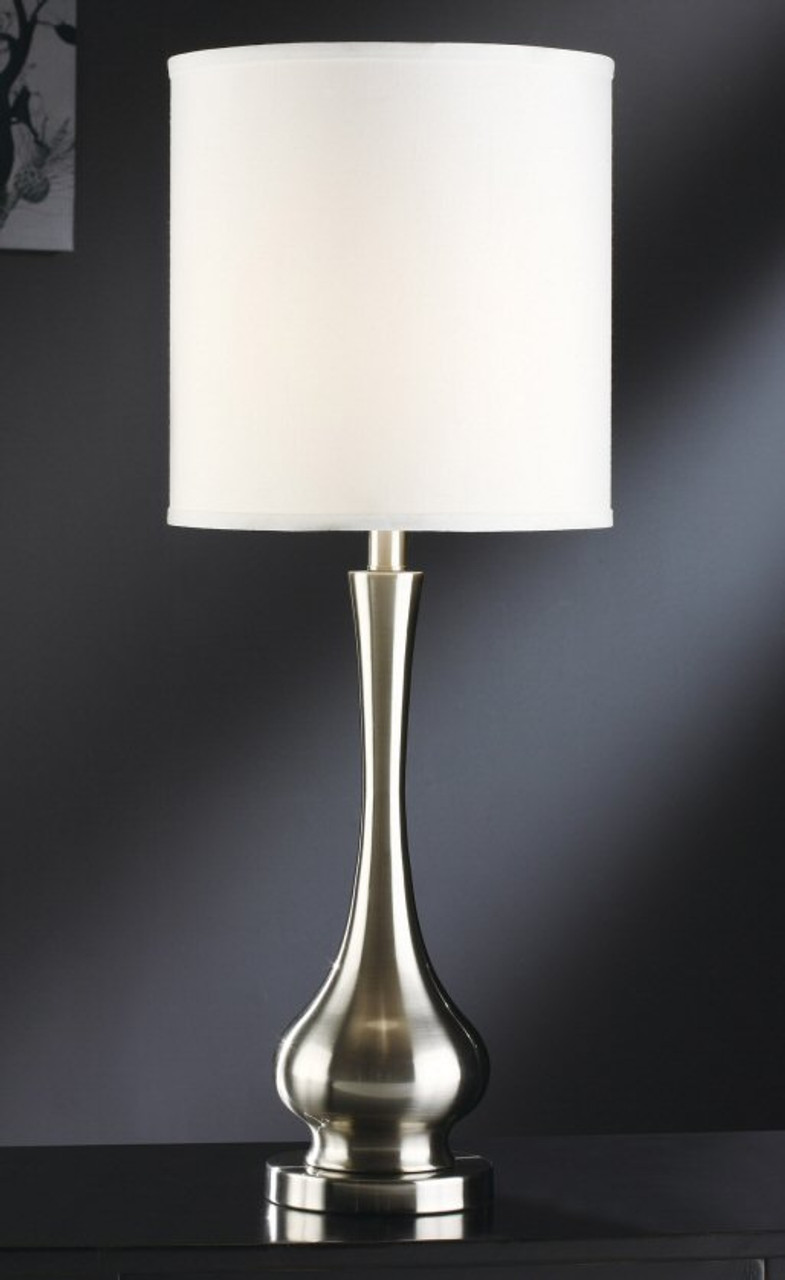 brushed nickel table lamps