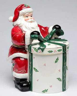 Cosmos Santa with a Gift Cookie Jar