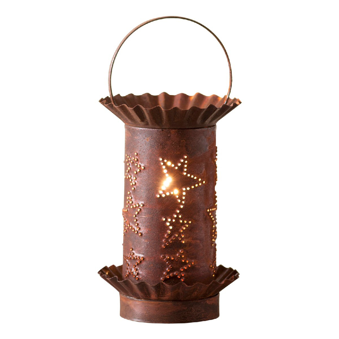 Rustic Tin Mini Country Star Electric Wax Melter Wax Warmer - Tart