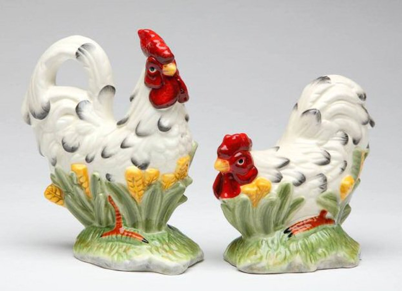 Hen & Rooster Ceramic 6-Piece Kitchen Set