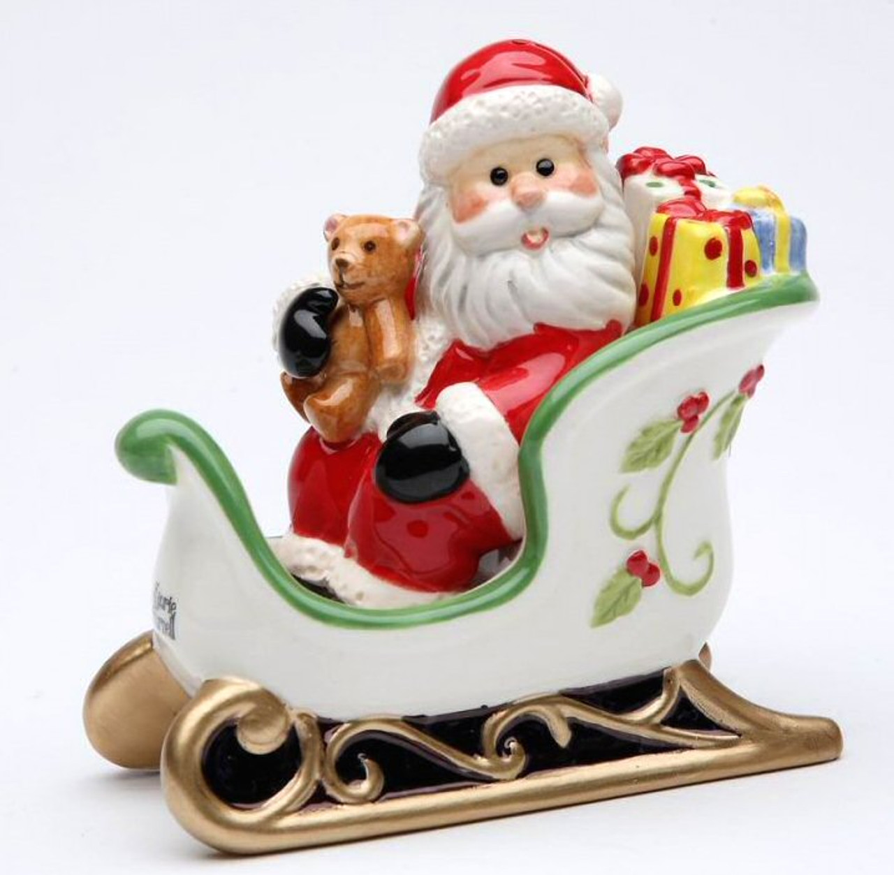 Santa Salt n' Pepper Shakers Set/2