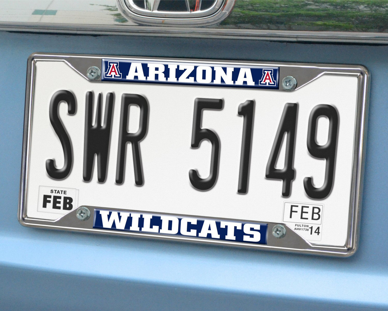 Uofa license deals plate frame