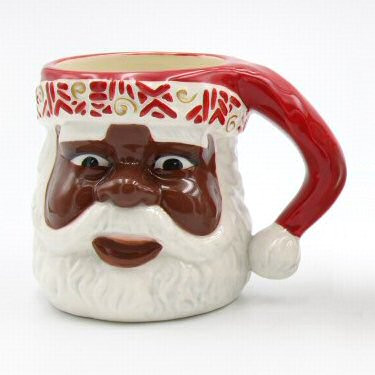 Kevins Gift Shoppe Ceramic Set of 2 Santa Mug
