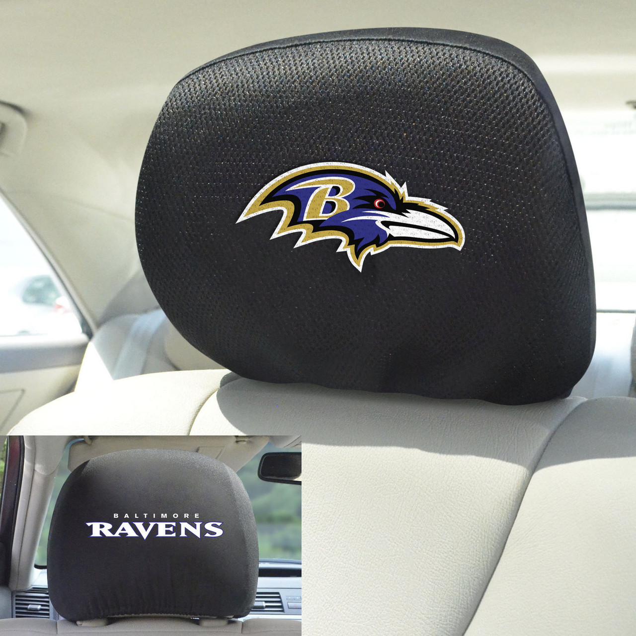 Football Tribal Car Seat Covers set of 2 