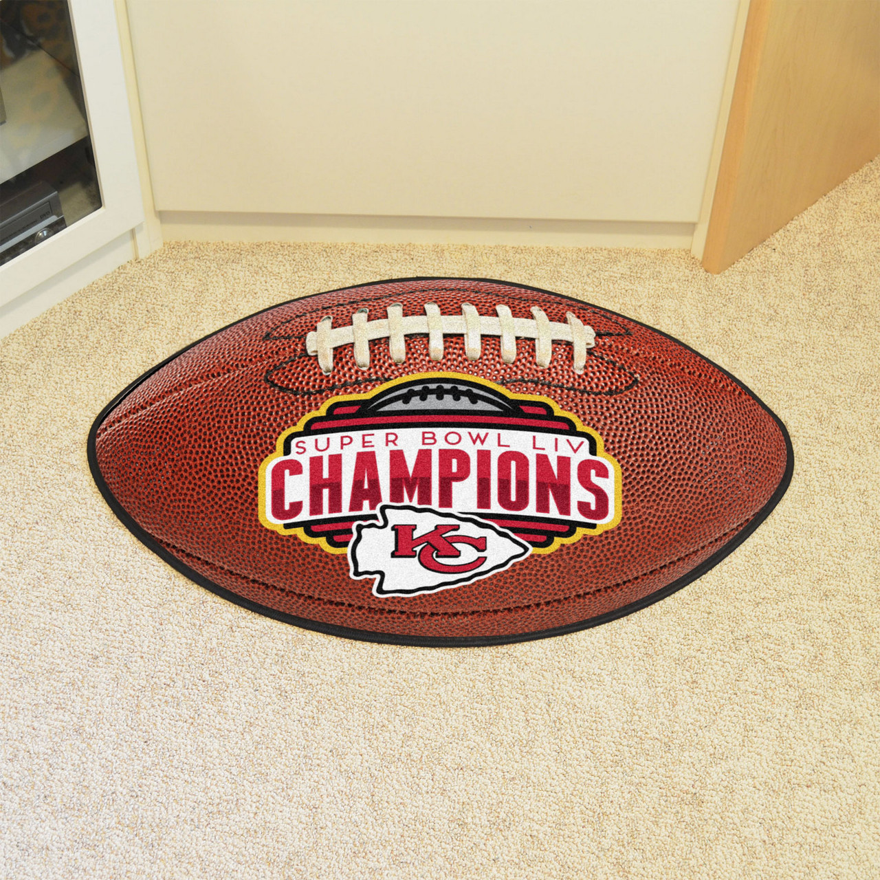 Reviews for FANMATS NFL Kansas City Chiefs Photorealistic 20.5 in. x 32.5  in Football Mat