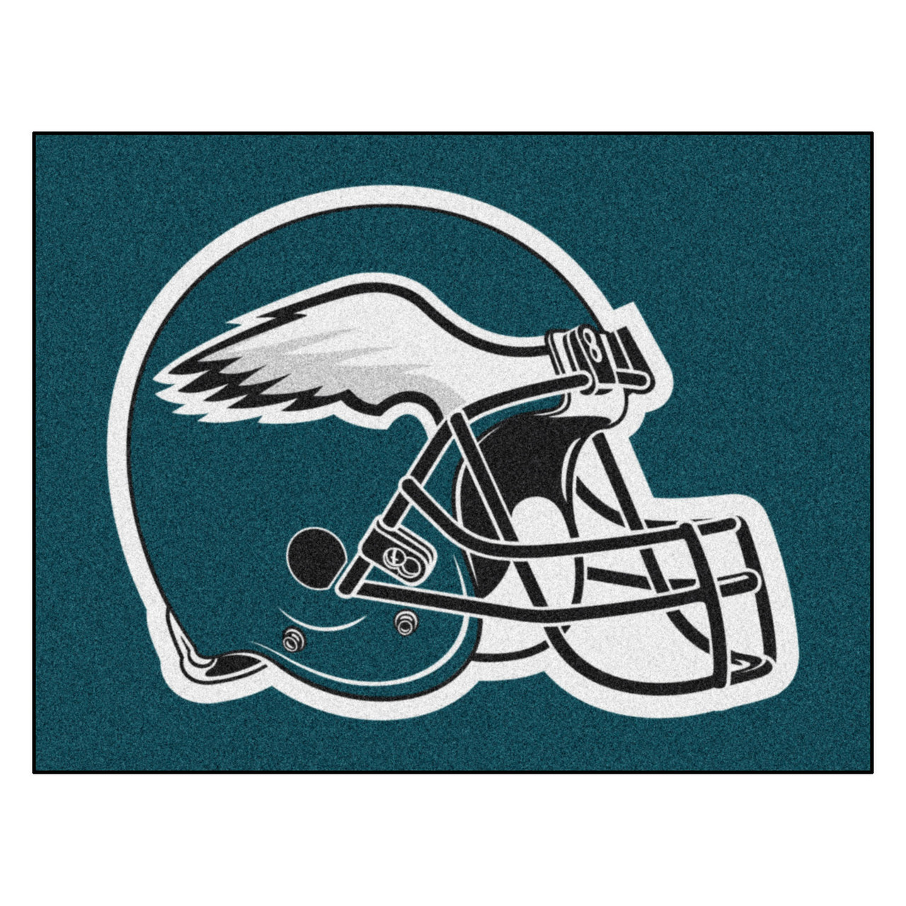 Area Rug with Philadelphia Eagles (Green Background) sports team logo!