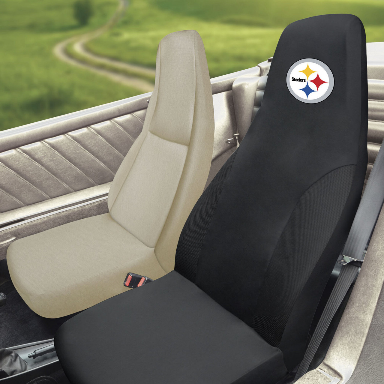 NFL - Pittsburgh Steelers Embroidered Seat Cover