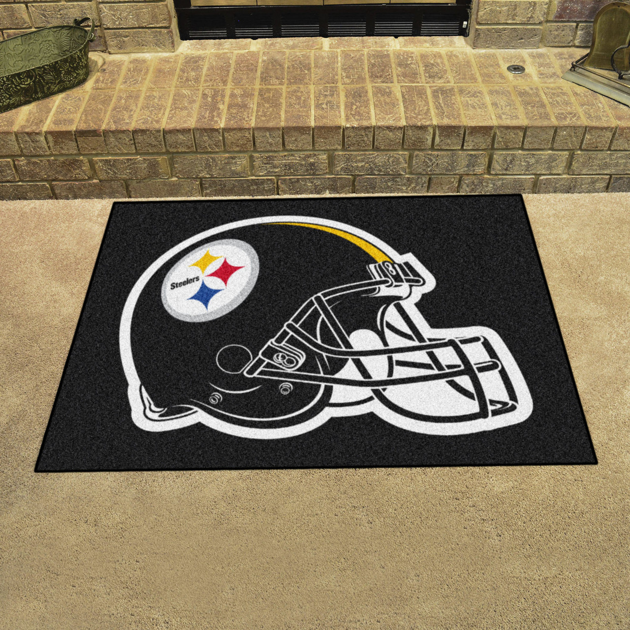 33.75' x 42.5' Pittsburgh Steelers All Star Black Rectangle Rug - Floor Rug  - Area Rug - NFL