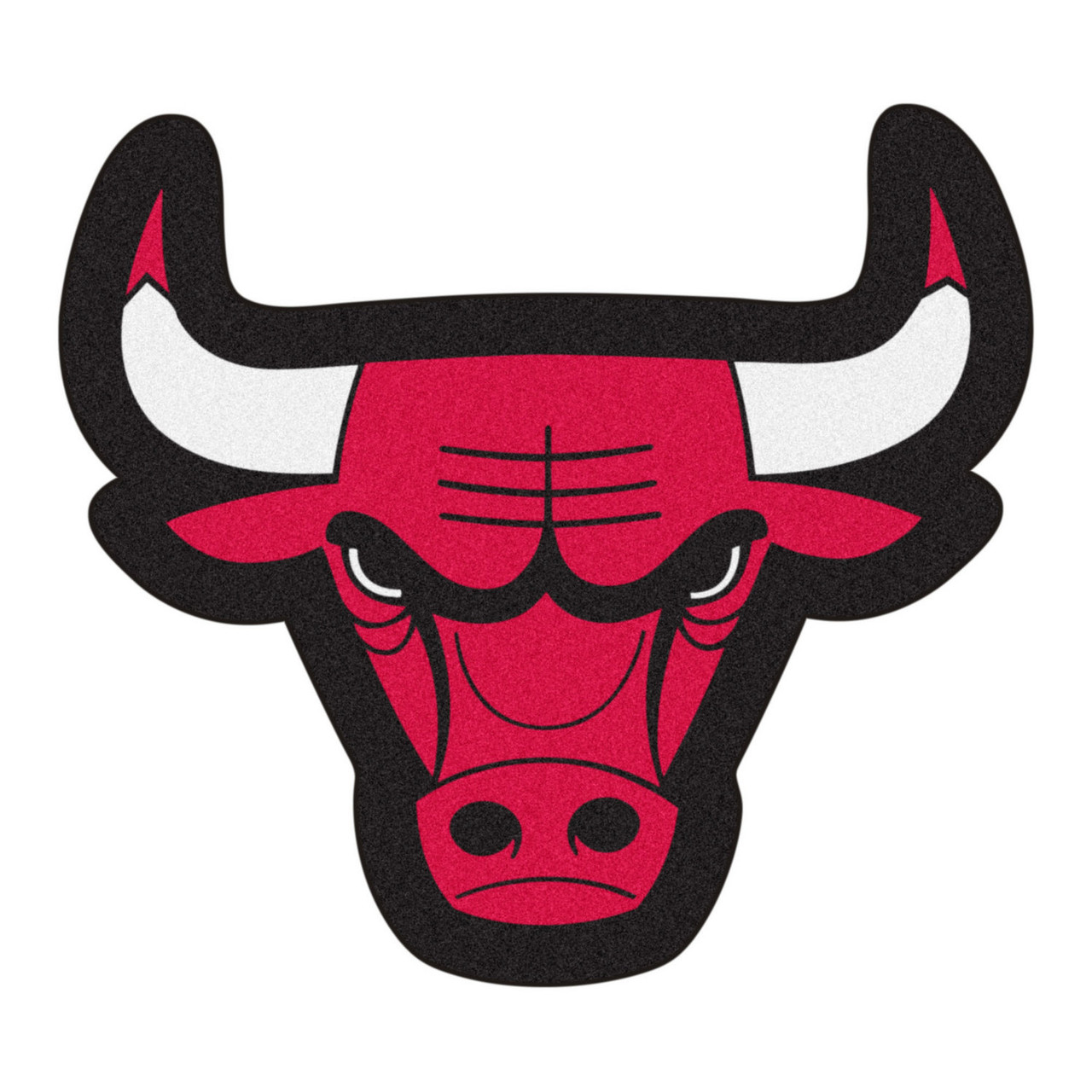 reunirse munición en progreso Chicago Bulls Logo Red Mascot Mat - Floor Rug - Area Rug - NBA