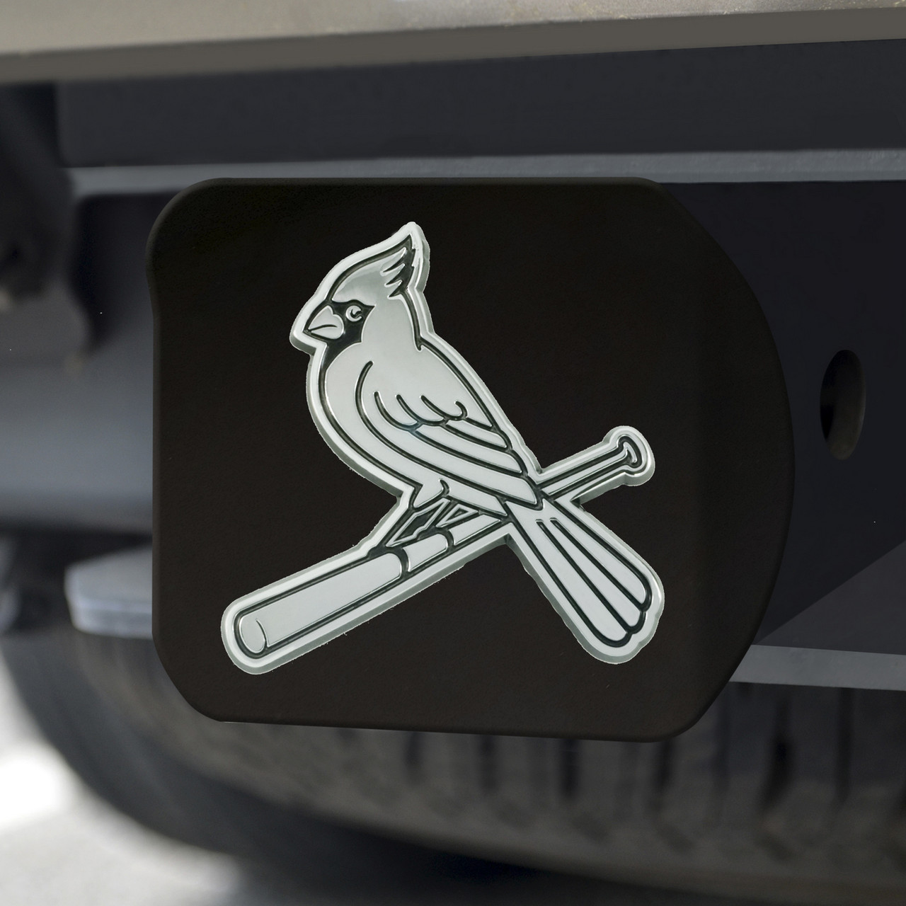 St. Louis Cardinals Color Hitch Cover - Chrome