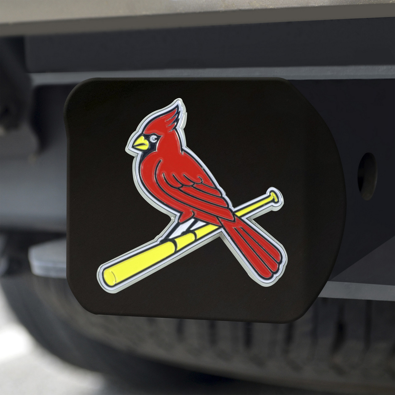 St. Louis Cardinals Color Hitch Cover - Black