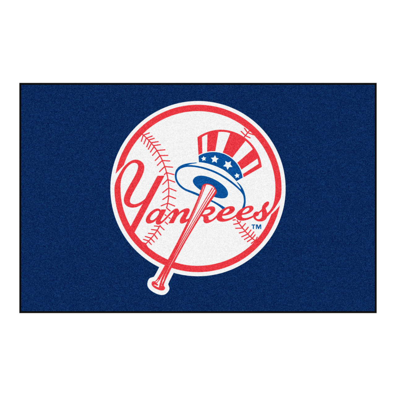 19 x 30 New York Yankees Uniform Navy Rectangle Starter Mat