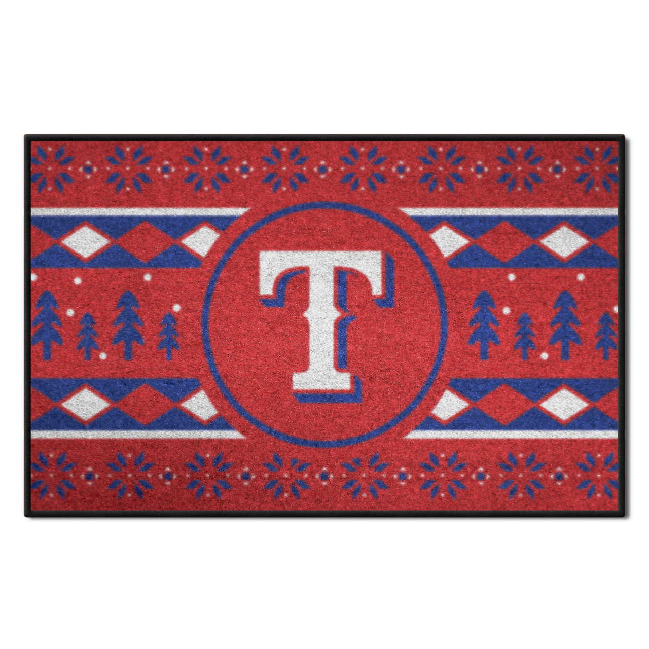 Officially Licensed MLB Texas Rangers Uniform Mat 19 x 30