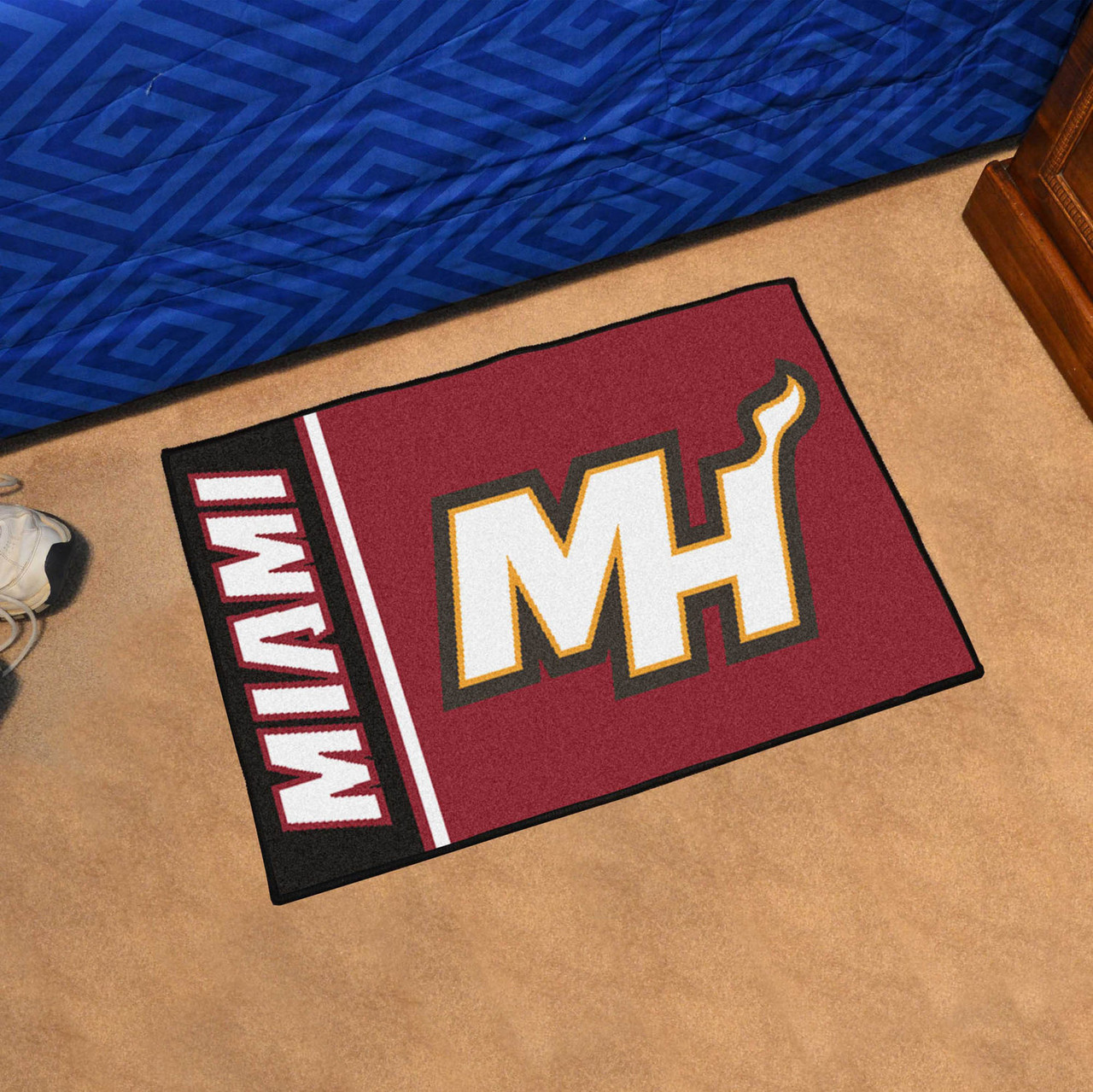 Officially Licensed MLB Miami Marlins Uniform Mat 19 x 30