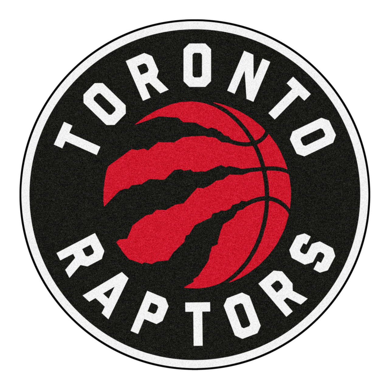 27" Toronto Raptors Roundel Red Round Mat Floor Rug Area Rug NBA