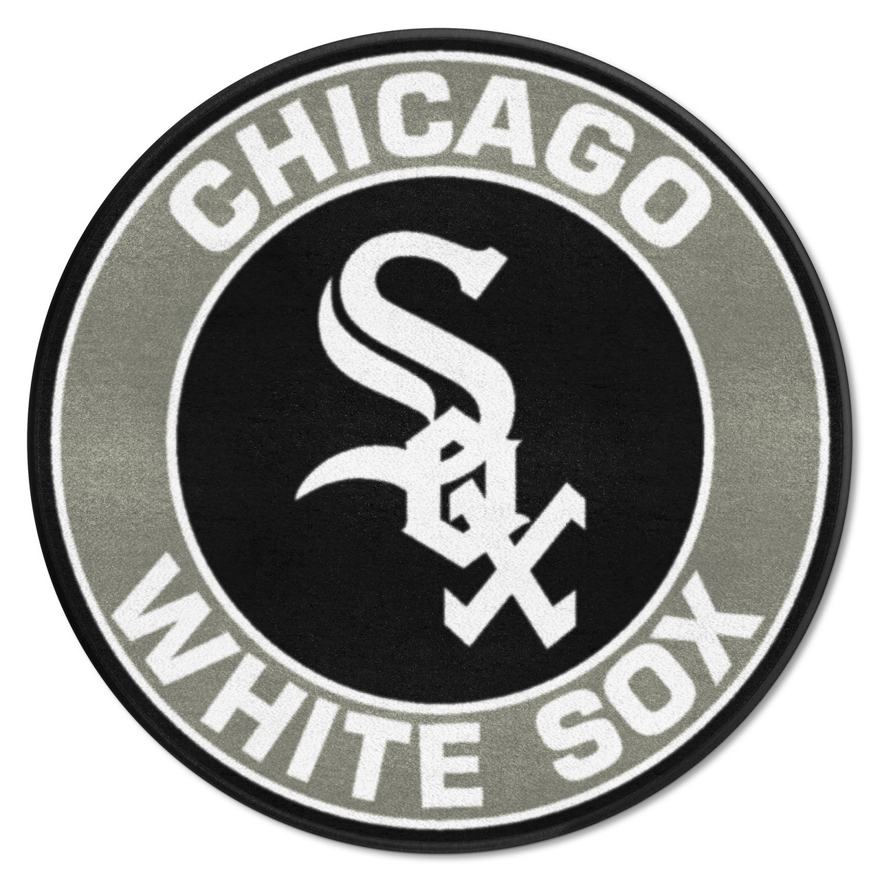 Chicago White Sox Baseball Mat 27 diameter - BiggSports